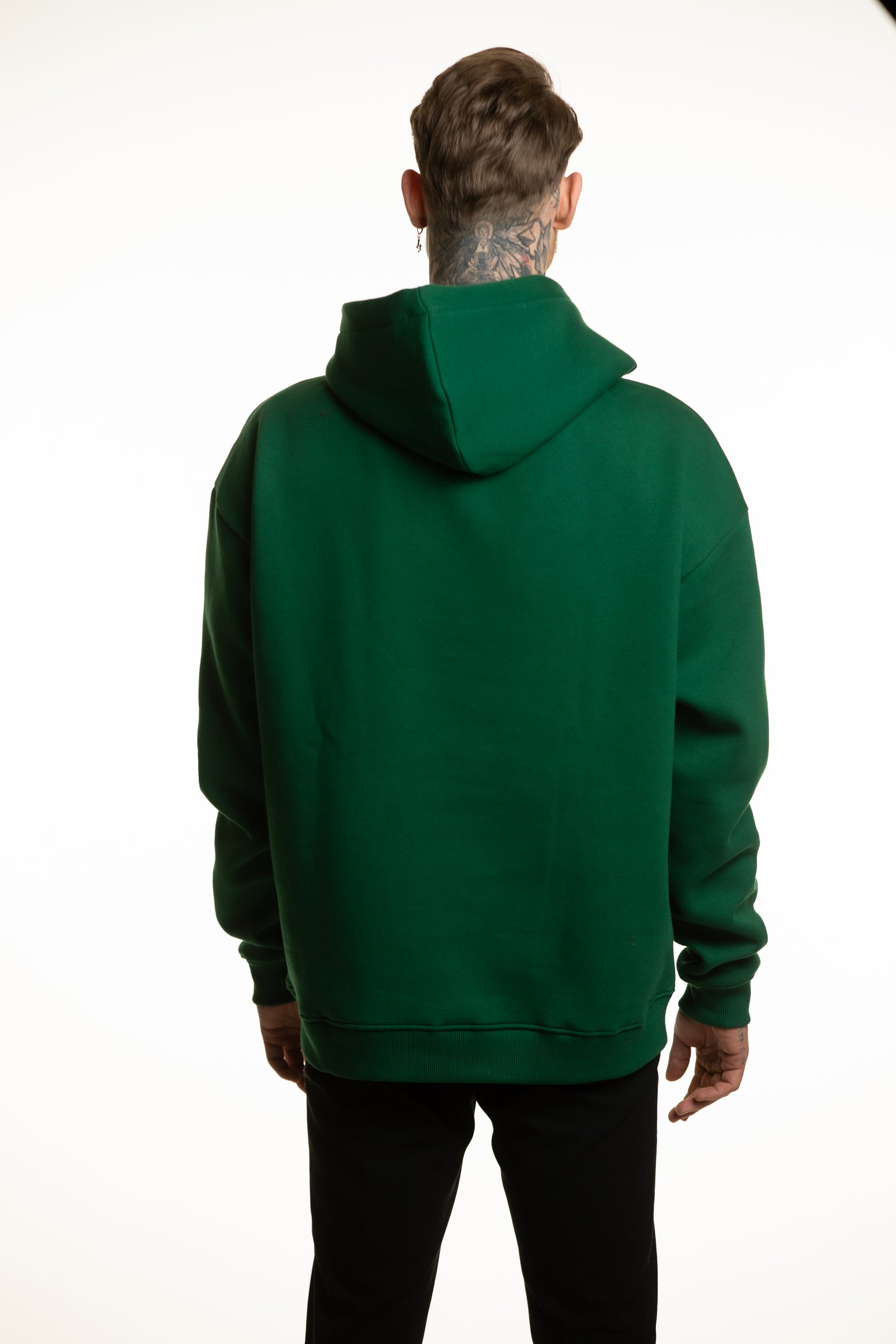 YOUNG SPIRIT OVERSIZED HOODIE GREEN